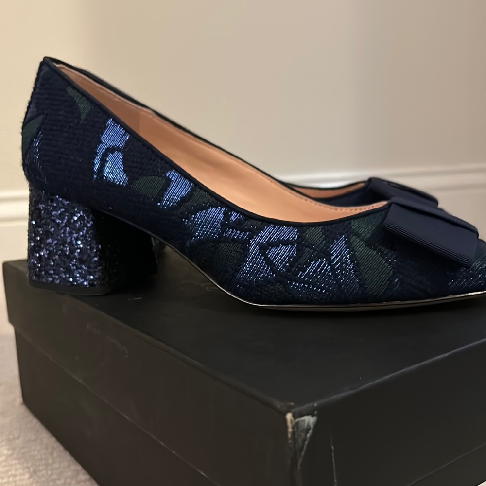 JCrew Celia pump with bow